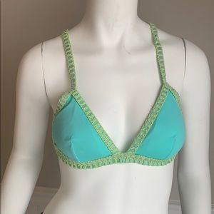 Crisscross back bikini top